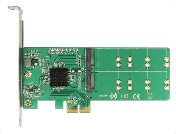 DeLOCK PCIe -> 4x M.2 SATA