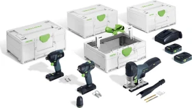 Festool Set Montage Akku-Maschinenset inkl. Systainer + 2 Akkus 4.0Ah + Zubehör