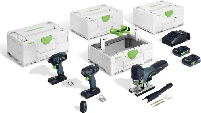 Festool Set Montage Akku-Maschinenset inkl. Systainer + 2 Akkus 4.0Ah + Zubehör
