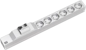 Bachmann 19" IT PDU Basic 6-fach, 1HE, 6-fach, 230V, 2m