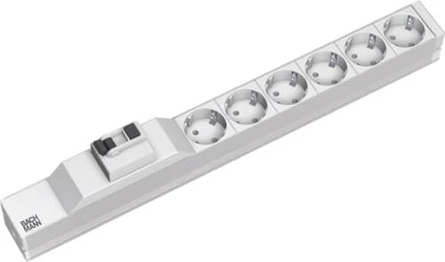Bachmann 19" IT PDU Basic 6-fach, 1HE, 6-fach, 230V, 2m