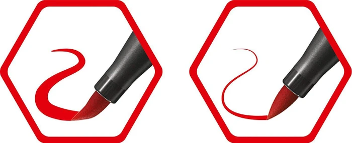 STABILO Pen 68 brush sienabraun, 10er-Pack