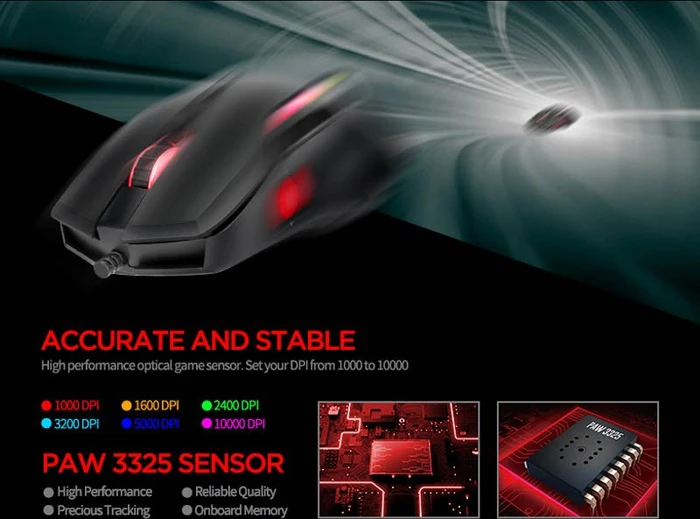 Marvo Scorpion G945 PRO RGB Gaming Mouse, USB