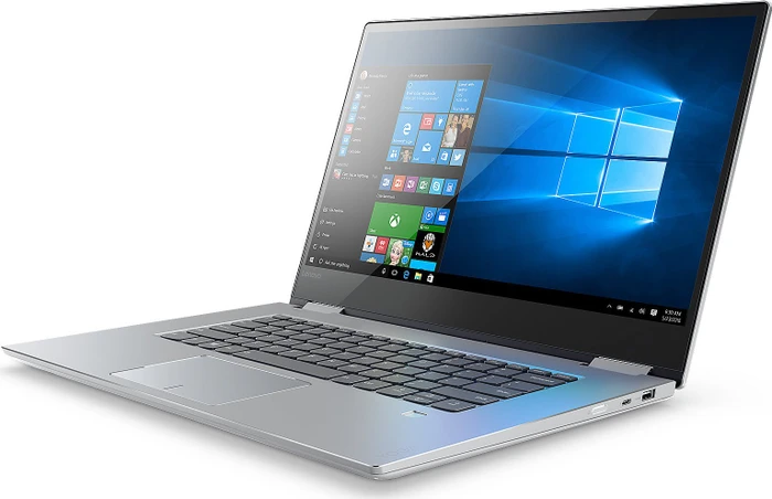 Lenovo Yoga 720-15IKB, Platinum Silver, Core i7-7700HQ, 8GB RAM, 512GB SSD, GeForce GTX 1050, DE