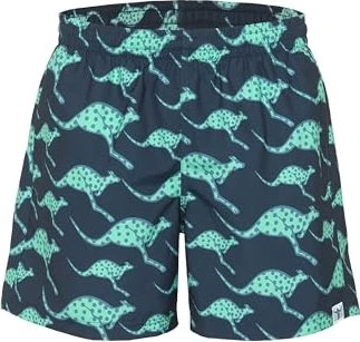 Chiemsee Alloverprint mit Gummizug und seitlichen Taschen Badeshorts total eclipse (Herren)