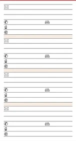 bsb-obpacher Kalender Kompakt Ersatzeinlage Adressen, A6, 50 Blatt