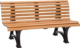 Blome Helgoland Gartenbank 3-Sitzer holzoptik