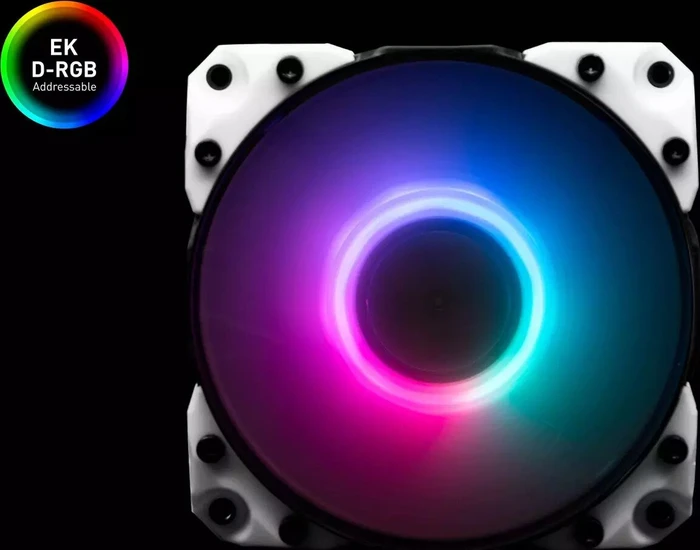 EK Water Blocks EK-Vardar X3M 120ER D-RGB weiß, 500-2200rpm, 120mm