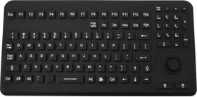GETT KG19259 InduProof Advanced mit Mousebutton, schwarz, PS/2 & USB, DE (TKG-104-MB-IP68-VESA-BLACK-USB-DE)