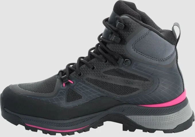 Jack Wolfskin Force Trekker Texapore Mid black/pink (Damen)