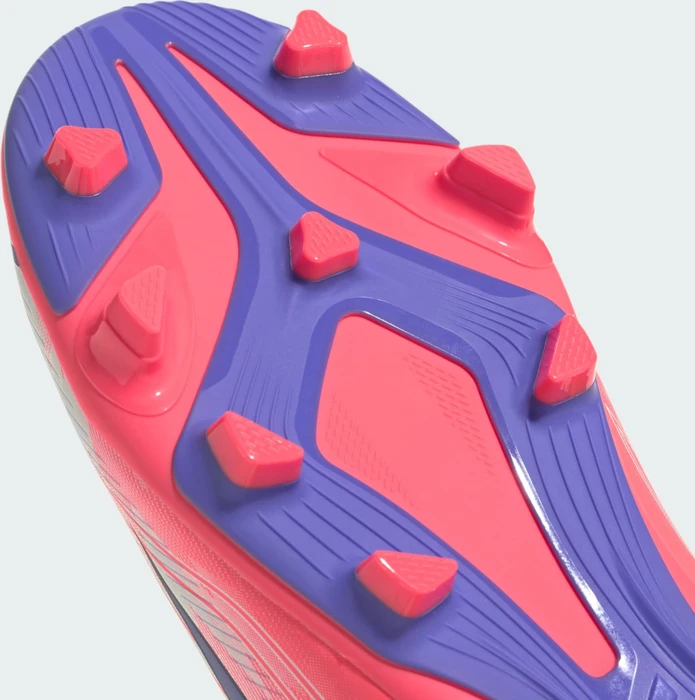 adidas F50 Hyperfast Club Mid FG/MG cloud white/solar purple/solar turbo (Junior)