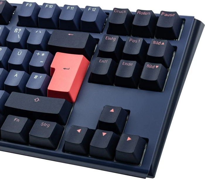 Ducky One 3, Cosmic Blue, TKL, PBT, LEDs RGB, MX RGB ERGO CLEAR, USB, DE