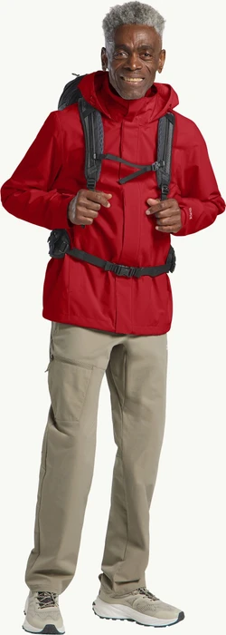 Jack Wolfskin Trailtime 2L Funktionsjacke adrenalin red (Herren)
