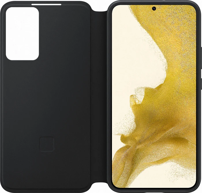 Samsung Smart Clear View Cover für Galaxy S22+ schwarz
