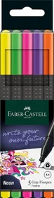 Faber-Castell Grip Finepen neon sortiert, 5er-Set