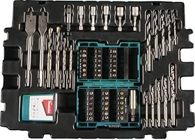Makita Bohrer-/Bits-/Steckschlüssel-Zubehörset inkl. MAKPAC, 69-tlg.