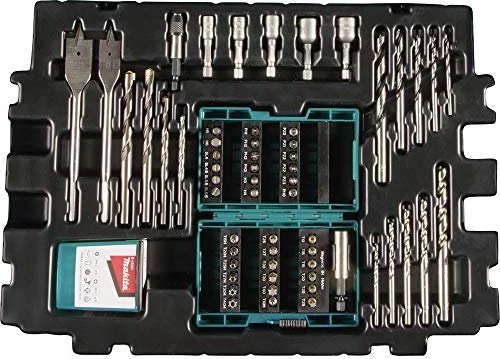 Makita Bohrer-/Bits-/Steckschlüssel-Zubehörset inkl. MAKPAC, 69-tlg.