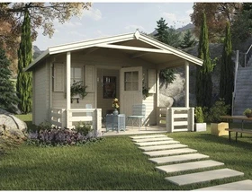 Weka Weekendhaus 138 B 380x580cm Gartenhaus