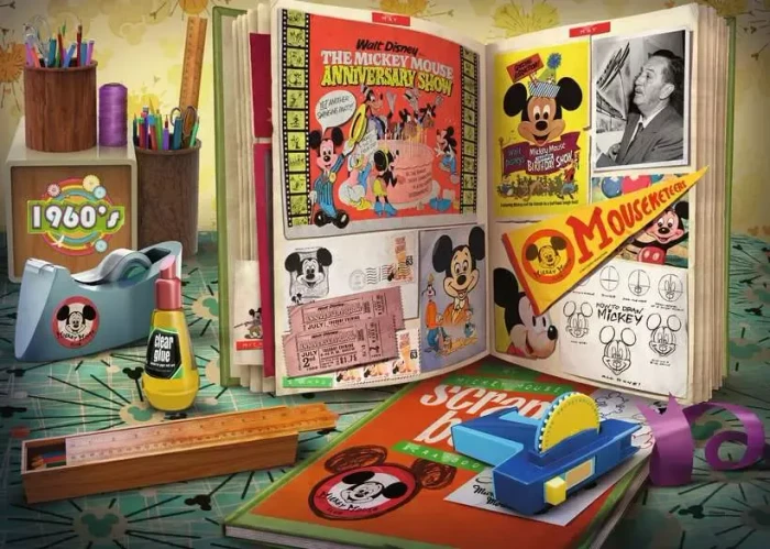 Ravensburger Puzzle 1960 Mickey Moments