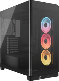 Corsair FRAME 4500X LX-R RGB, schwarz, Glasfenster