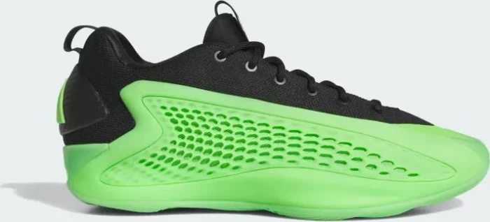adidas Anthony Edwards 1 Low lucid lime/aurora ink/core black
