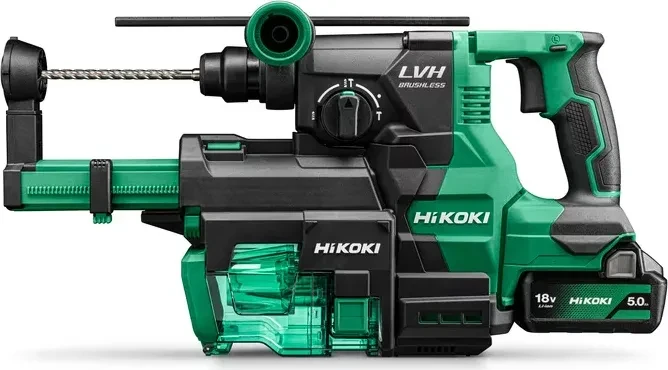 Hikoki DH1826DAW3Z Akku-Bohr-/Meißelhammer solo inkl. Koffer + Absaugeinheit