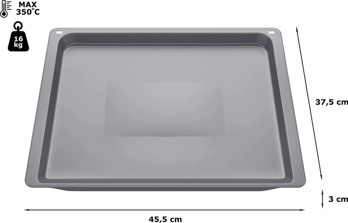 BSH Hausgeräte Backblech 30x455x375mm grau