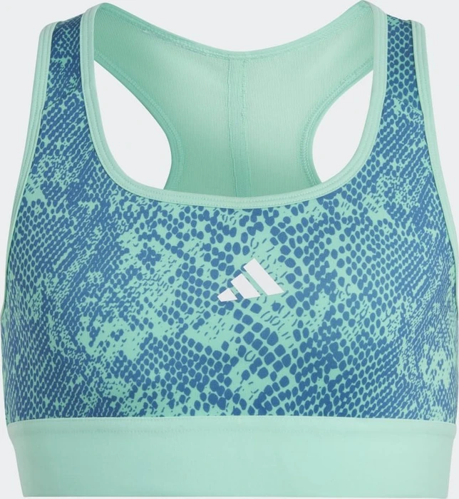 adidas AEROREADY PowerReact Animal Print Padded Sport-BH (Junior)