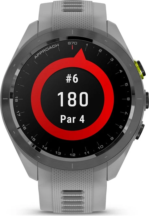 Garmin Approach S70 42mm GPS-Golfuhr black ceramic/powder grey