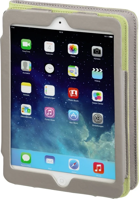 Hama Portfolio Lissabon für Apple Schutzhülle für iPad mini silber/grün
