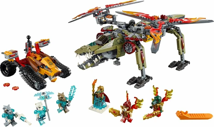 LEGO Legends of Chima Modelle - König Crominus' Rettung