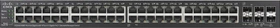 Cisco SG500X Rackmount Gigabit Managed Stacking Switch, 48x RJ-45, 2x SFP+, 740W PoE+ (SG500X-48MP-K9-G5)