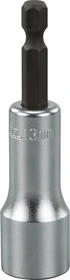 Makita Langschaft Innenzwölfkant Steckschlüssel 1/4", 13x75mm, 1 Stück