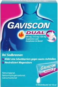 Gaviscon Dual Suspension, 120ml (12x 10ml)