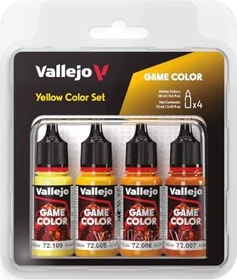 Vallejo Game Color Yellow Color Farbset, 4-tlg.