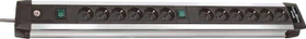 Brennenstuhl Premium-Alu-Line Technik, 12-fach, 3m