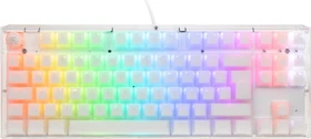 Ducky One 3, Aura White, TKL, LEDs RGB, MX SPEED RGB Silver, USB, DE