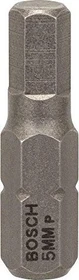 Bosch Professional Extra Hart Innensechskant Bit 1/4", 5x25mm, 3 Stück