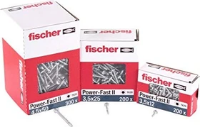 fischer PowerFast FPF II PTF BC T10 3x25 Spanplattenschraube, 3x25mm, 200 Stück