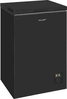 Exquisit GT100-050E Gefriertruhe schwarz