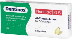 Dentinox Nene-Lax 0.5 Abführzäpfchen für Säuglinge, 6 Stück