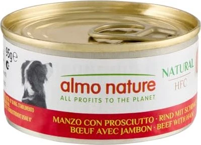 almo nature HFC Natural Dogs 95, Rind mit Schinken, 2.28kg (24x 95g)