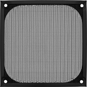 InLine Lüftergitter mit Staubfilter 120mm, schwarz