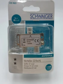 Schwaiger 2-fach Verteiler 4dB