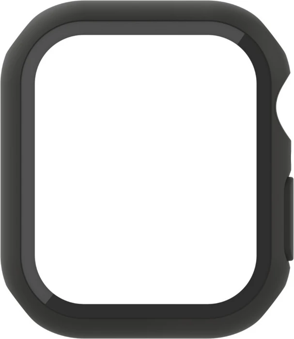 Belkin ScreenForce antimikrobieller TemperedCurve 2-in-1-Displayschutz mit Schutzrand für Apple Watch (40mm/41mm) schwarz