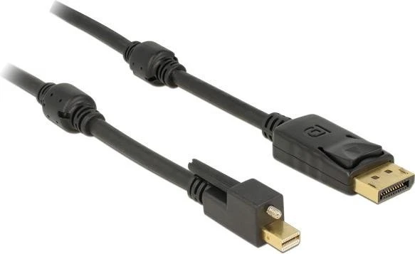 DeLOCK DisplayPort/Mini DisplayPort 1.2 Kabel schwarz, 1m