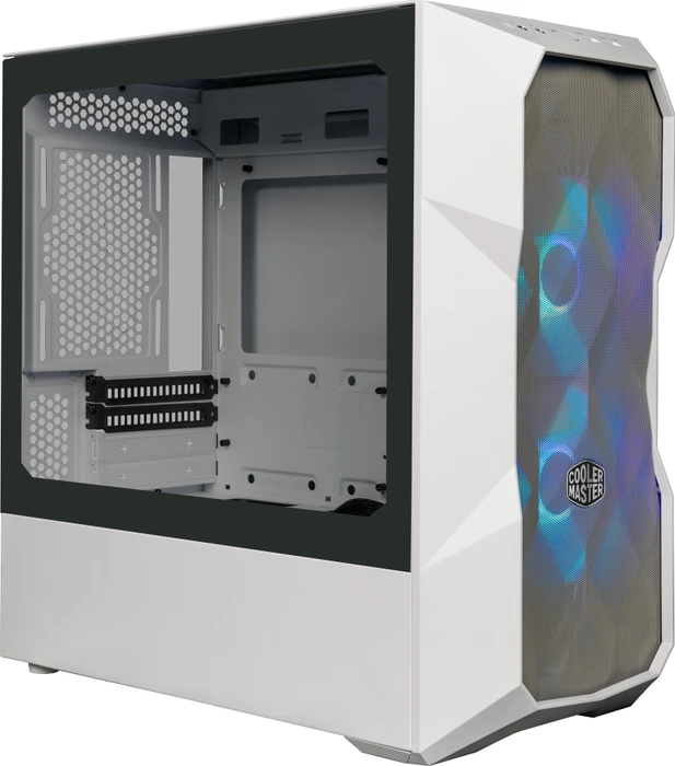 Cooler Master MasterBox TD300 Mesh, weiß, Glasfenster