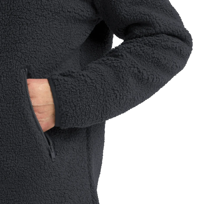 Jack Wolfskin High Curl Coat Funktionsmantel schwarz (Junior)