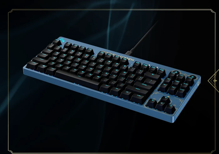 Logitech G Pro Gaming Keyboard, League of Legends Edition, TKL, GX-BROWN, USB, DE