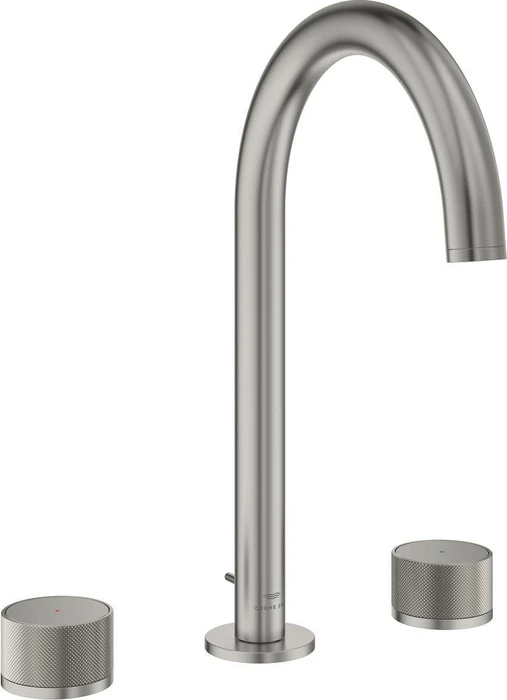 Grohe Atrio Private Collection 3-Loch-Waschtischbatterie 1/2" L-Size satin steel